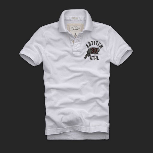 Abercrombie Fitch Hombres Polo Corto Remera AF7157